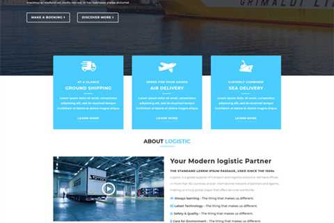 14 Free Transportation & Logistics WordPress Themes 2022