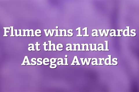 Flume wins 11 awards at the annual Assegai Awards