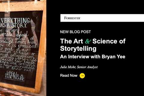 The Art And Science Of Storytelling: An Interview With Bryan Yee