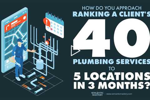 How Do You Approach Ranking A Client's 40 Plumbing Services To 5 Locations In 3 Months?