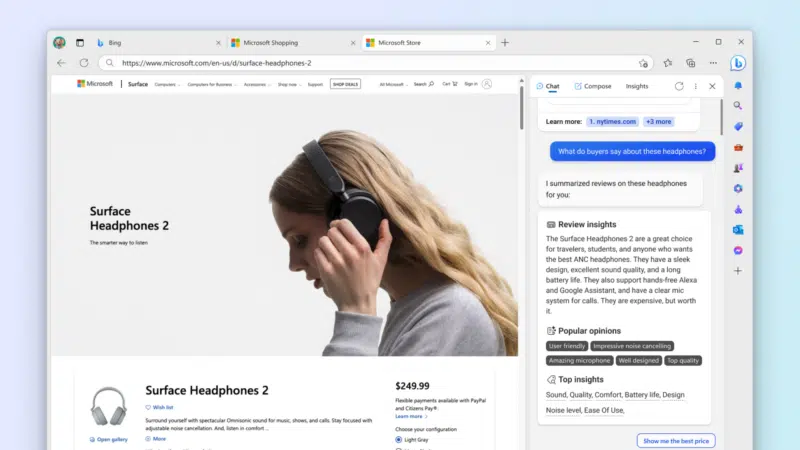 Bing adds new AI-powered shopping tools