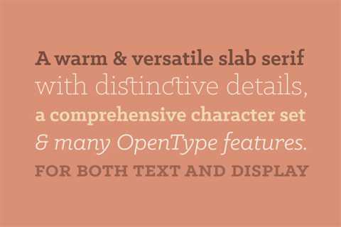 20+ Best Free Slab Serif Fonts for Creatives