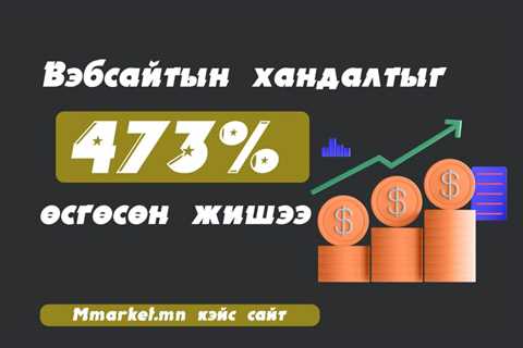 Вэб сайт хөгжүүлэх аргачлал, хандалтыг +473% өсгөсөн жишээ "mmarket.mn" кэйс