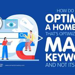 How Do You Optimize A Homepage That's Optimized For Its Main Keyword And Not Its Brand?