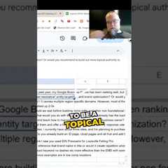 Local SEO: Topical Authority Not Always Necessary