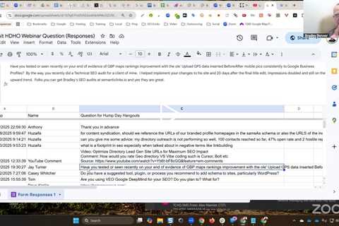 Local SEO Training Q&A - Hump Day Hangouts - Episode 553
