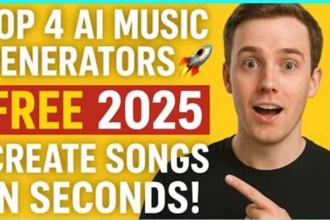 Top 4 Free AI Music Generators in 2025 | Create Songs with AI (Suno, Udio, Boomy, AIVA)