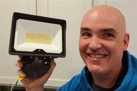 HEAVY-DUTY CONSTRUCTION? Jmkmgl 55W LED Flood Light Outdoor  Exterior Lighting Review Unboxing