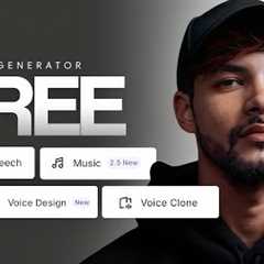 The Best Free AI Voice Generator for Text-to-Speech, Voice Cloning & Music