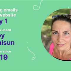 How Joy Dakinisun Launched Her New Website with Email Marketing Ready from Day One
